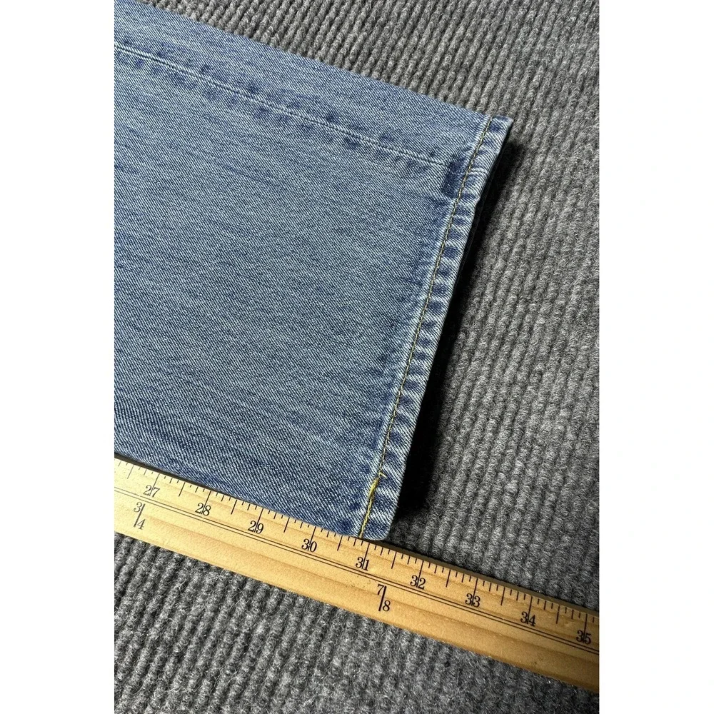 Levis 501 Jeans‎ Mens 42x32 (Fit 40x31) Light Wash Blue Classic Straight Denim